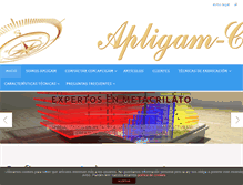 Tablet Screenshot of apligam.com